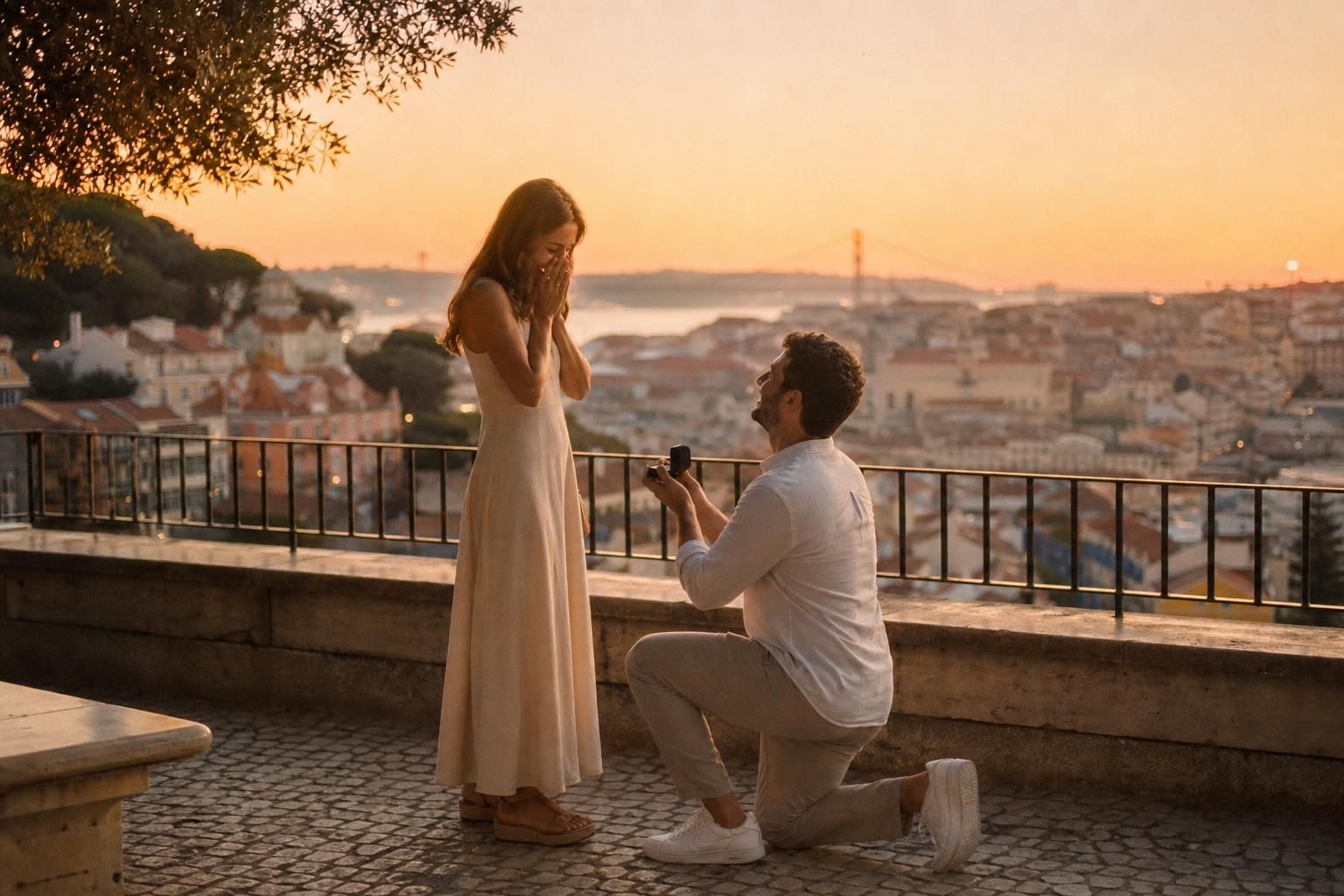 découvrez les meilleurs endroits romantiques à lisbonne pour faire votre demande en mariage et créer un moment inoubliable avec votre copine.
