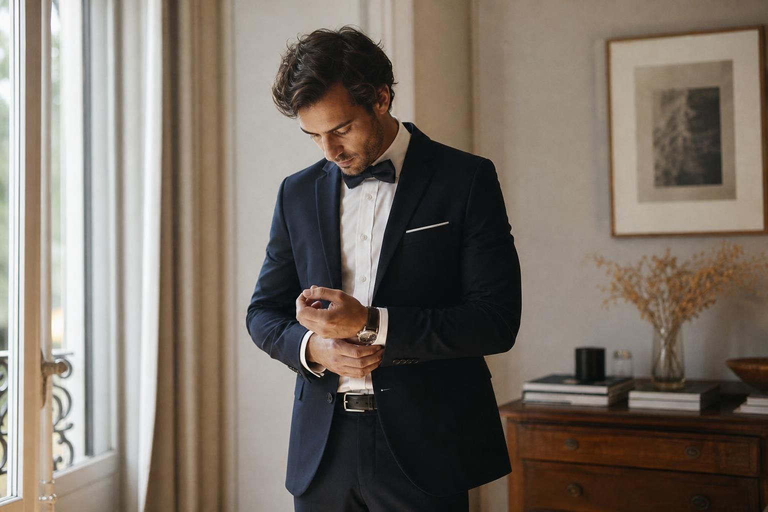 découvrez nos conseils pour choisir la tenue parfaite lorsqu'on est un homme invité à un baptême, alliant élégance et respect de l'événement.