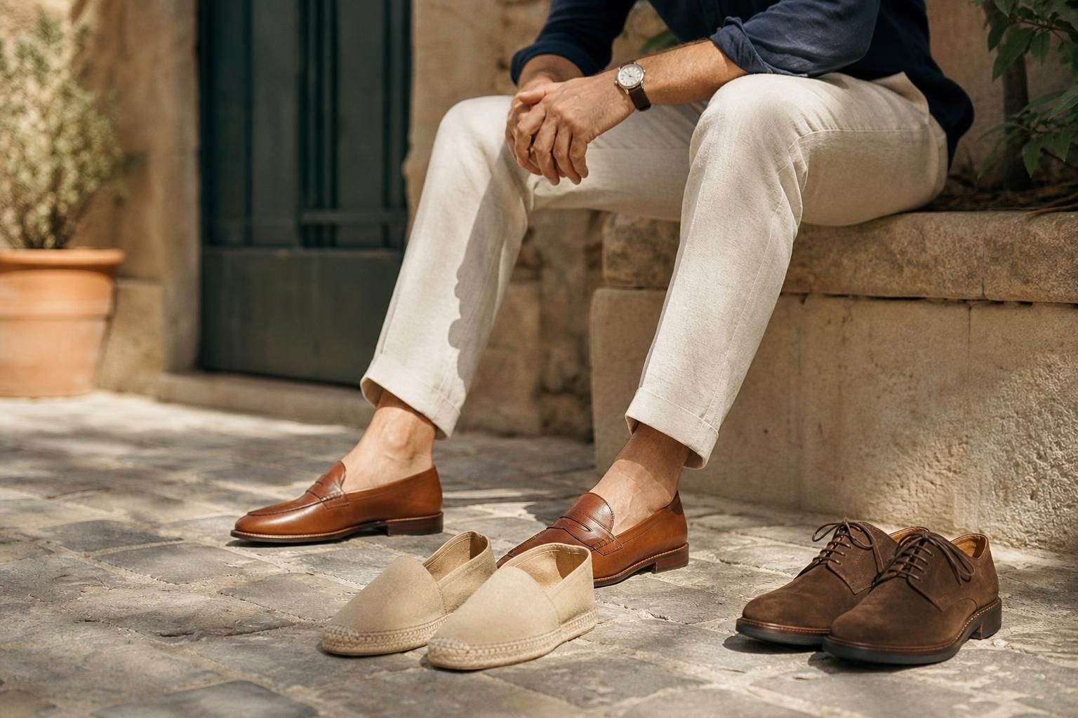 découvrez quelles chaussures choisir pour accompagner un pantalon en lin homme et allier confort et style en toutes occasions.