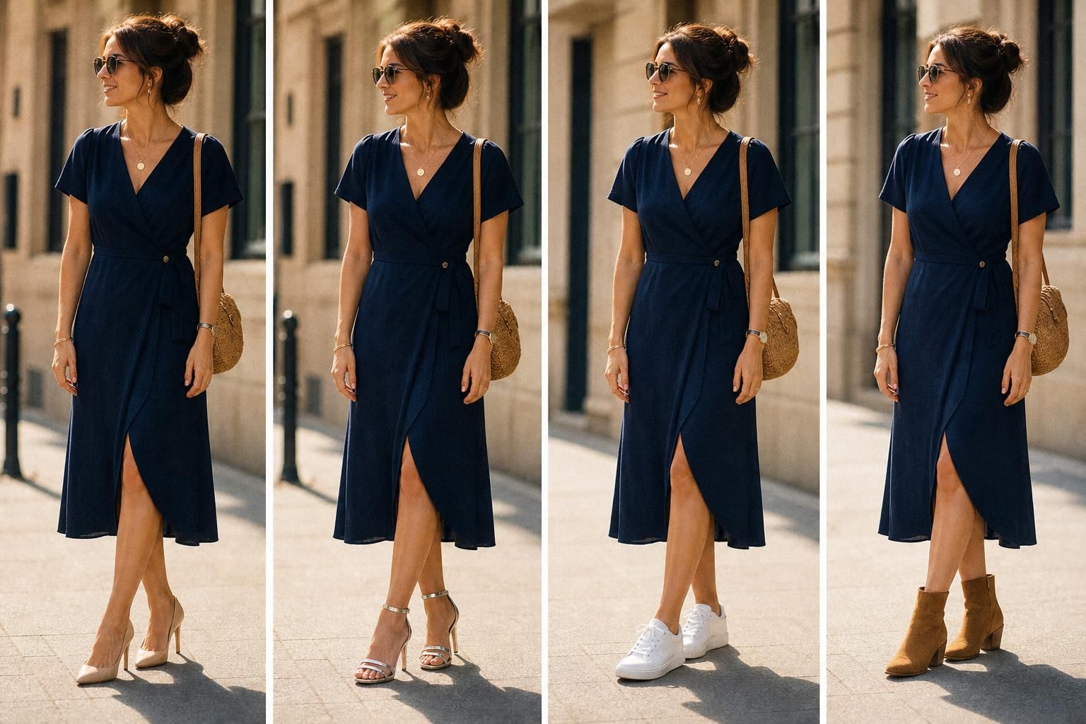 découvrez quelles chaussures assortir parfaitement avec une robe bleu marine pour un look élégant et harmonieux en toute occasion.