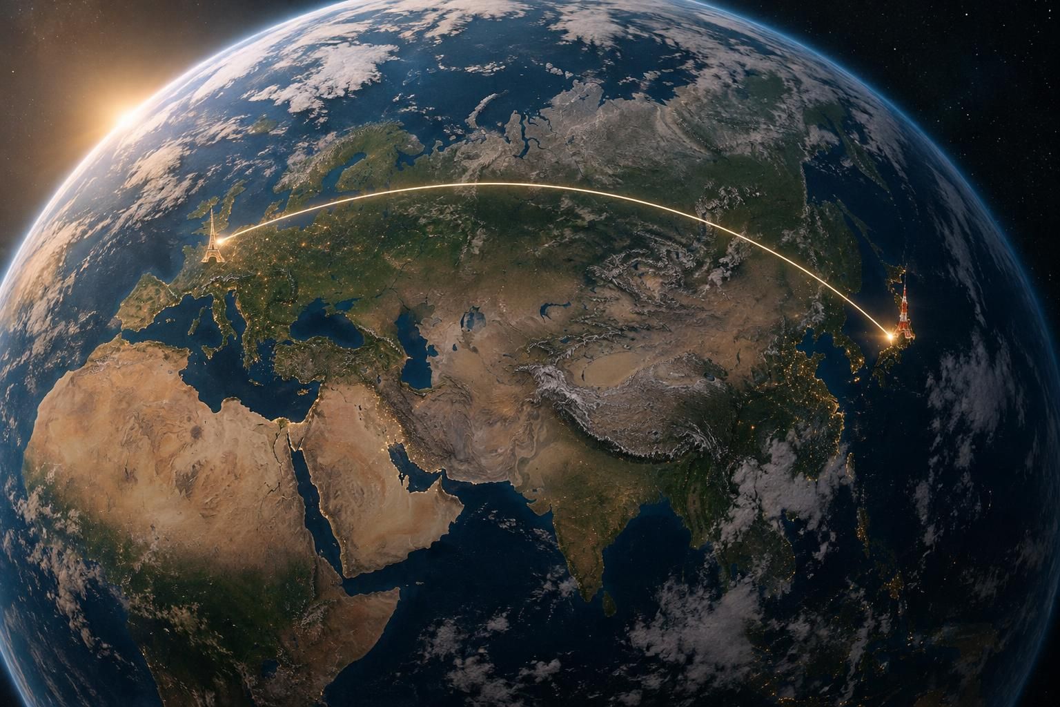 découvrez la distance entre paris et tokyo, le temps de vol moyen et les principales options pour rejoindre la capitale japonaise.